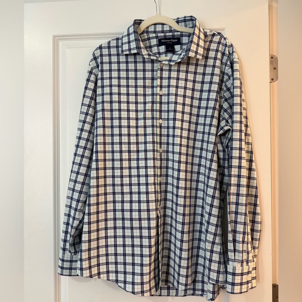 Mizzen + Main Leeward Large Button Down in Trim